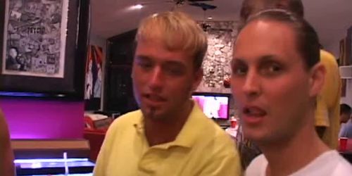 Gays go mad in a group sex play