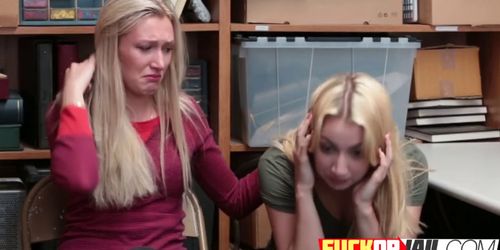 Blonde bombshells realize they fucked up