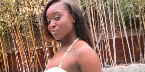 Wild fuck for a seductive ebony