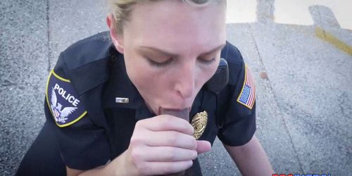 Cops suck black dick in the streets