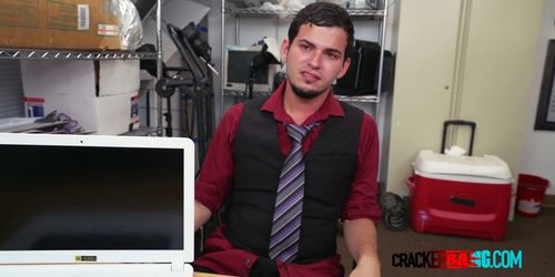 Gay cracker comes to steamy interview with horny castin