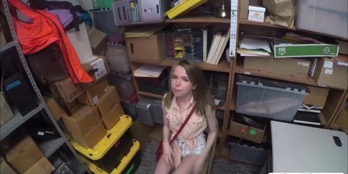 Shoplifter Alina West enjoys the way LP Officer fucks h