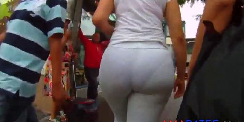 see through ass leggings culona