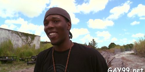 Black and white gay sex