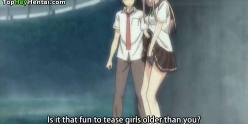 Hentai horny college girls fuck their classmate