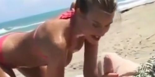 Anal sex on the beach