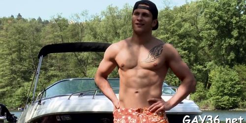 Extremely hot gay fucking