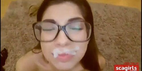 10 Amateur facial cumshots vol 10