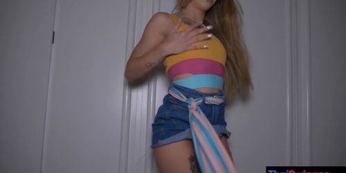 Rough ass fucking session with a pretty teen slutt