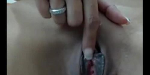 Fingering loose creamy pussy webcam