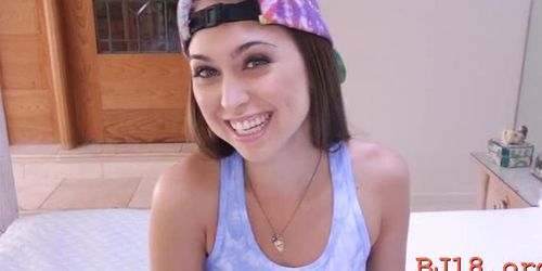 Cute floosy riley reid gets nailed so well