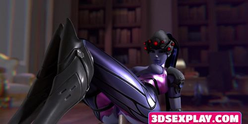 This Overwatch 3D Widowmaker with Cool Body Loves a Hug