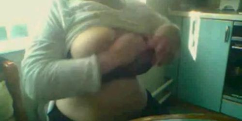 Russian Mature with huge tits on chatroulette