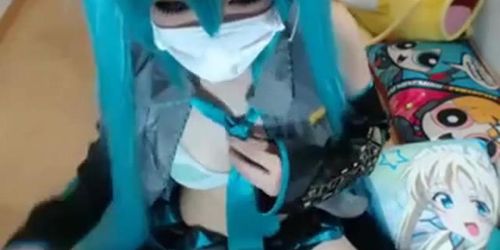 Miku Hatsune a chating and playing 130625