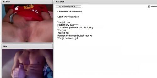 Swiss Girl On Chatroulette