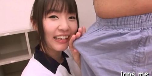 Hottempered japanese sweetie tsubomi behaves like whore