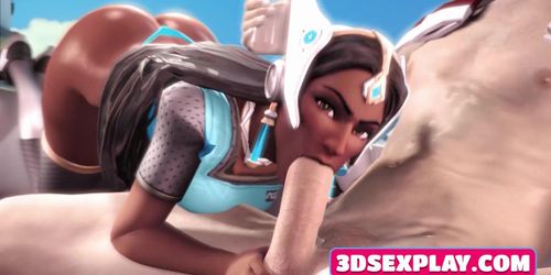 Cartoon Cute Heroes Gets a Huge Dick in Their Little Mo