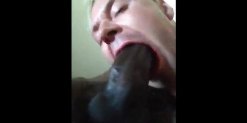 White Guy Sucking BBC