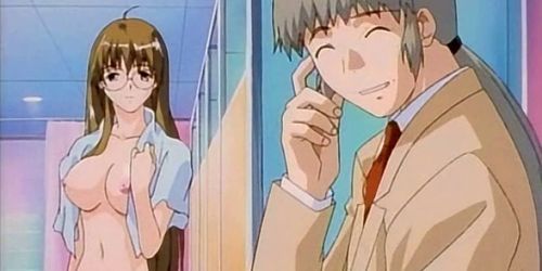 Sensual anime siren fantasizing about sex in shower