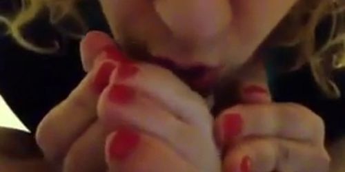 Cam Girl Teases Her Feet