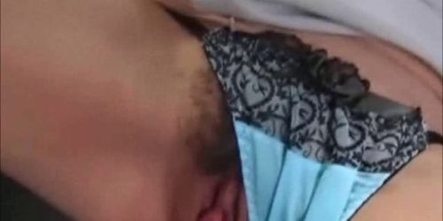 Hairy Asian Teen Made To Squirt