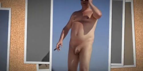 Ivo Nedyalkov exposed naked at the beach