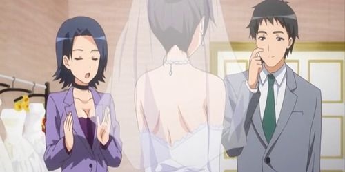 Slutty hentai bride