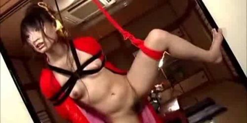 Shibari Tied And Toyed Hairy Asian