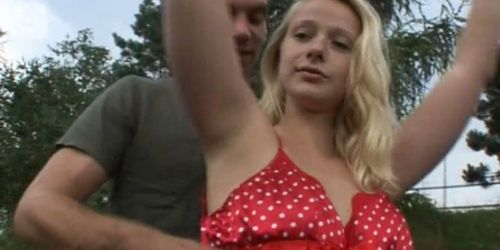 Teen babe pleases her stud