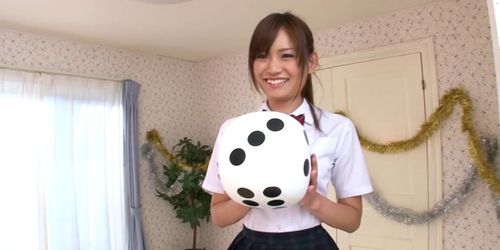 Tiny schoolgirl Mayu Nozomi loves threeway