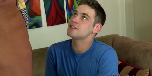 Jack Wilder sucking cock ferociously 