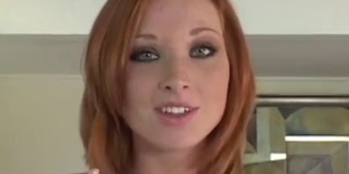 Freckled Redhead Amatuer Vixen Sucks Cock Like A Pro