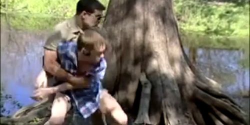 Teen Taking Big Cock In The Woods