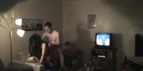 Two Illicit Lovers Caught On Cam While Fucking