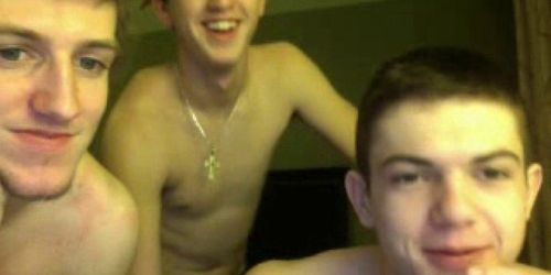 3 Str8 Boys Go Gay, Have Fun On Cam, Nice Cocks