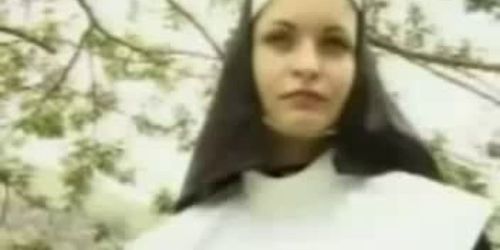 Nun's Outdoor Sex