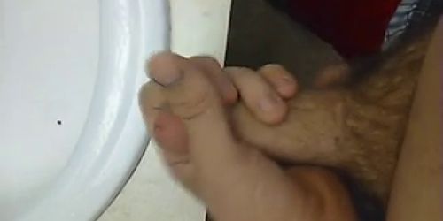 rubbing my cock