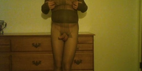 horny in pantyhose