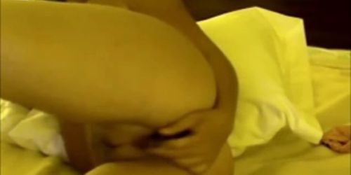 Brunette teen with big titties masturbating