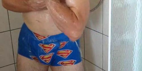 Shower jerk off