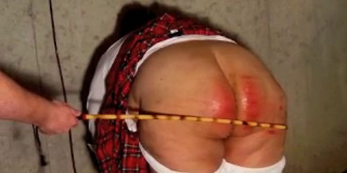 School Girl Gets Tied Down, Caned and Buggered