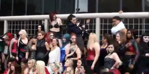 200 Famous FemDom DDI Group Photo Behind Scenes Fetish