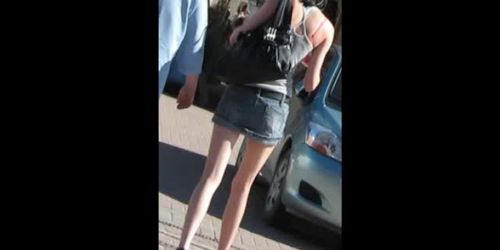 Russian Cute Teen Upskirt(self- made)