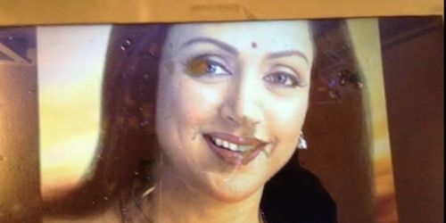 cum and spit tribute to milf HEMA MALINI!!!