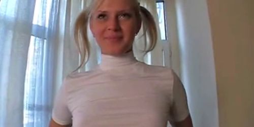 Petite Russian Teen in her First Hardcore Film