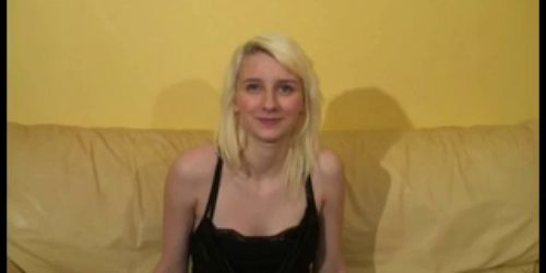 blonde french teens first big cock casting