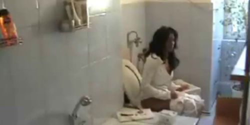 blow job in bathroom