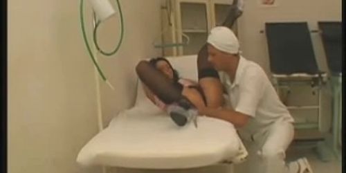 Hot Nurse and Patient Sex Inside The Clinic