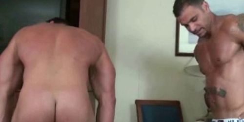 Muscle Guys in shower