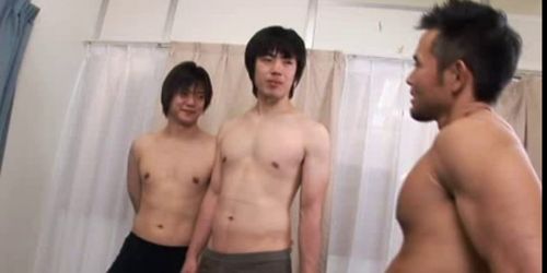 Japanes hot 3some. No masks no pixels!